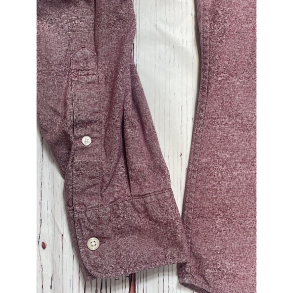 Bonobos Shirt Mens Medium Red Standard Fit Long Sleeve Button up Adult - Picture 9 of 10